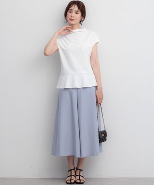 組曲 S 【WEB限定】スムースクロス ハーフパンツ