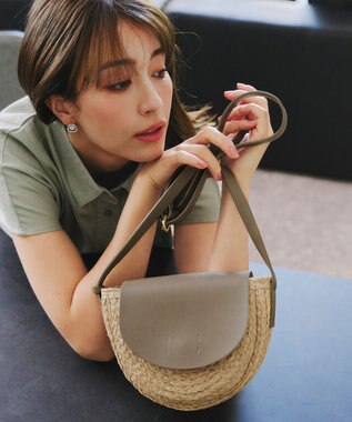 ラフィアのショルダーバッグ ラフィアショルダーバッグ / Tiaclasse | ファッション通販