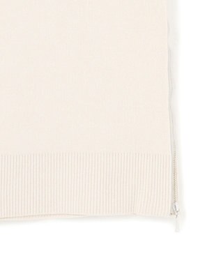 ICB L 【洗える】コットンシェニール コクーンスリーブニット トープ系