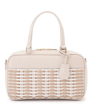 23区 【先行予約】バスケットメッシュ ボストンバッグ ベージュ系