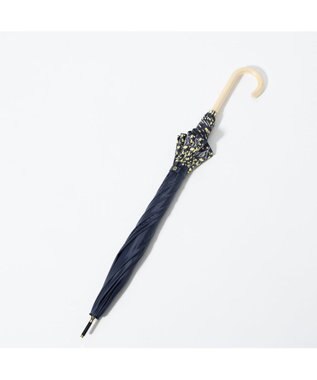 UNBILLION cache nez / 軽量サークルミモザプリントショートパラソル ネイビー