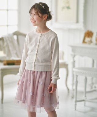 組曲 KIDS 【Fサイズ】フラワービジュー カチューシャ オフホワイト系