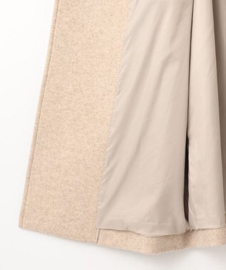 Feroux 【古畑星夏さん着用】スタンドネックウールライク コート ベージュ系