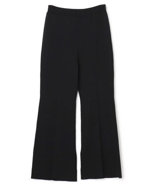 BEIGE， AULNEY / ニットフレアパンツ Black