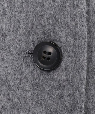 BEIGE， 【WEB限定】PAYSON / ウールリバーオーバーサイズステンカラーコート Top Gray