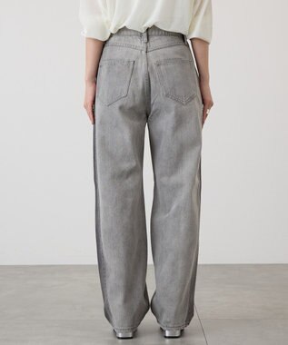 AMERICAN HOLIC カーブデニムパンツ Gray