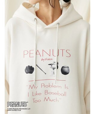 CRAFT STANDARD BOUTIQUE ＰＥＡＮＵＴＳ裏起毛スウェットパーカー Ivory