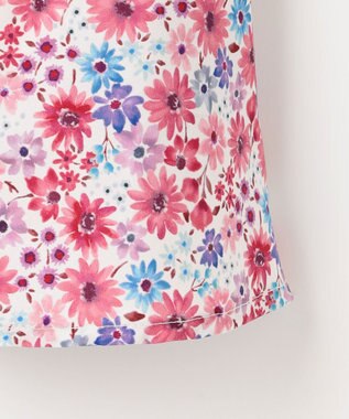 組曲 KIDS 【90-100㎝】サマーフラワー ワンピース ピンク