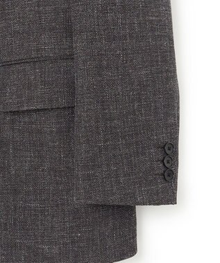 J.PRESS MEN 【WEB・一部店舗限定】COOL AIRY TWISTリネンミックス ジャケット ダークブラウン系