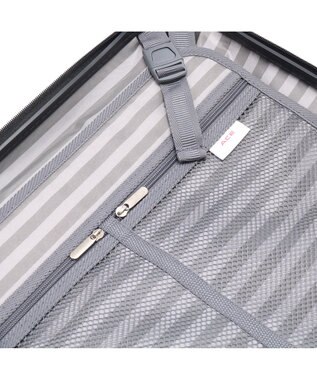 ACE BAGS & LUGGAGE ACE クレスタ フロントポケット付きスーツケース 2~3泊 機内持ち込み 06315 エース ブラックカーボン