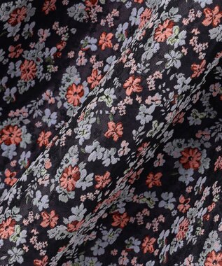 組曲 S 【加藤ローサさん着用】フラワージャカード スカート ネイビー系5