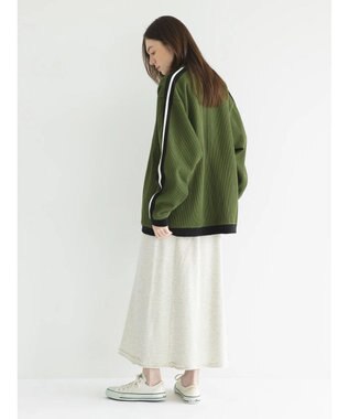 CRAFT STANDARD BOUTIQUE カットオフＡライン裏毛スカート Oatmeal