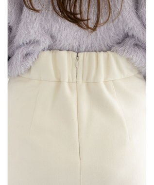 Te chichi メルトンジャージーナロースカート オフホワイト