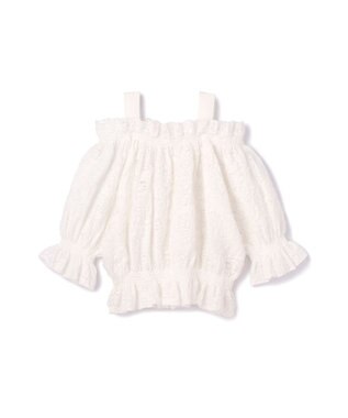 GRACE CONTINENTAL ドルマンフクレジャガードニットトップ ホワイト