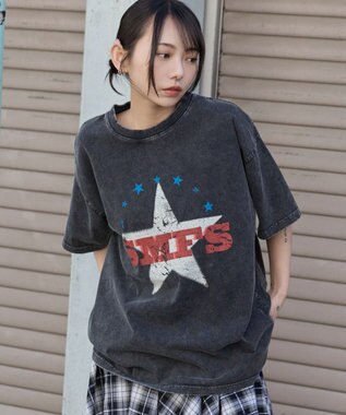 WEGO ヴィンテージウォッシュグラフィックBIGT