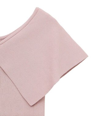 earth music&ecology ビッグカラーノースリニットトップス Pink