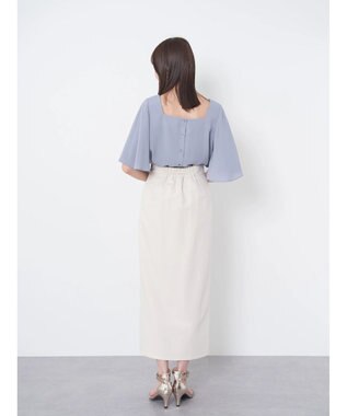 earth music&ecology マルチＷＡＹサス付タイトスカート Ivory