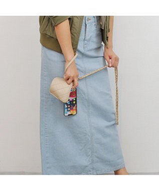 UNBILLION cachecache キルティングポーチ付きスマホストラップセット