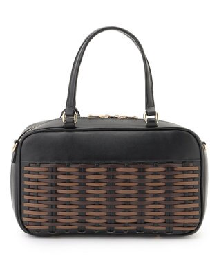 23区 【先行予約】バスケットメッシュ ボストンバッグ ブラック系