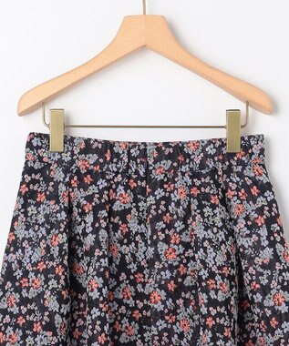 組曲 S 【加藤ローサさん着用】フラワージャカード スカート ネイビー系5