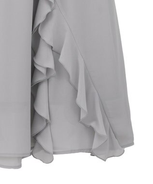 CRAFT STANDARD BOUTIQUE ラッフルロングスカート Gray