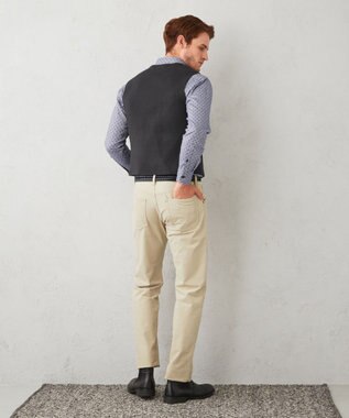 JOSEPH ABBOUD 【インナーダウン対応】2WAYストレッチダウンベスト ネイビー系