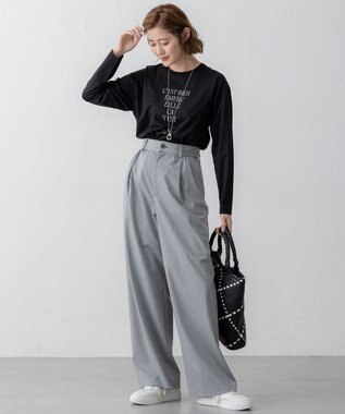 23区 【Oggi10月号掲載】ツインフープ トップ ネックレス シルバー系