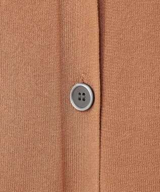 earth music&ecology レーヨンルーズＶネックカーディガン Camel