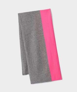 カシミヤバイカラーストール