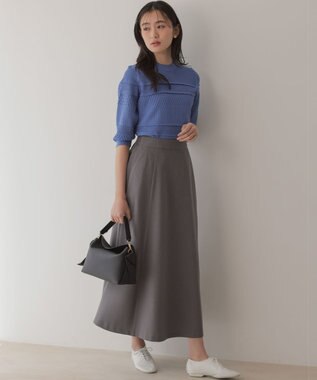 組曲 シュットクロスフレア スカート グレー系