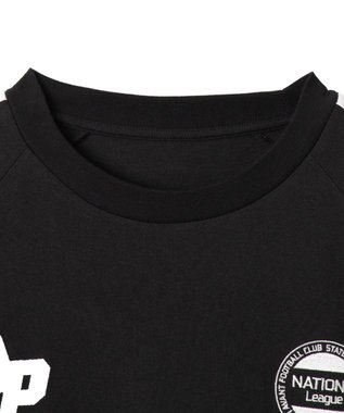 WEGO 【ユニセックス着用ITEM】ラインゲームロゴT（LS） ブラック