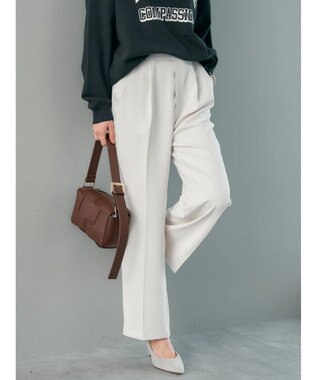 AMERICAN HOLIC 美・美・美センタープレスパンツ Ivory