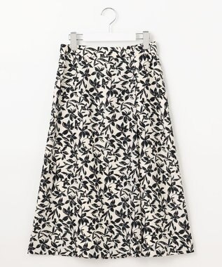 J.PRESS LADIES S 【洗える】ボタニカルプリント スカート アイボリー系5