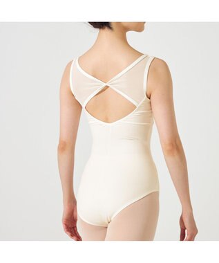 Chacott ノースリーブレオタード オフホワイト