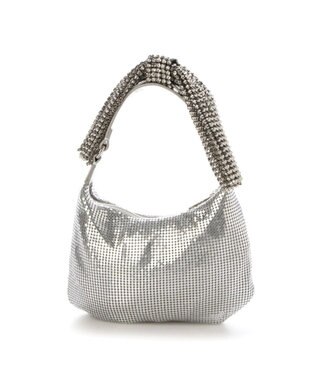 UNBILLION カカトゥ kakatoo / ビジューリボン2wayバッグ シルバー