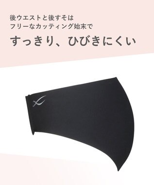 CW-X 【WOMEN】 CW-X 【CHUMS (チャムス)コラボ】 スポーツショーツ すそがズレあがりにくい 吸汗速乾(本体) ストレッチ性(本体) はきこみ丈あさめ レディース LNY200 /ワコール ブラック