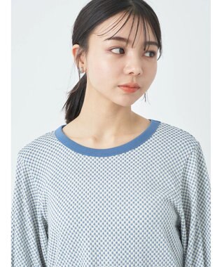 earth music&ecology ギンガムパフＴＥＥ Mint