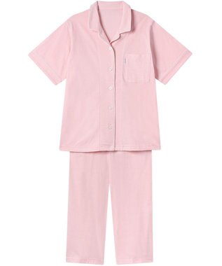 ワコール／睡眠科学 パジャマ 5分袖 半袖 8分丈 綿100%(本体) 天竺素材 レディース YDT150 睡眠科学／ワコール