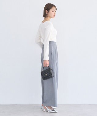 earth music&ecology ラップパンツ Gray