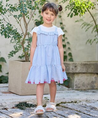 ANY KIDS チュールフリル サンダル エクリュ