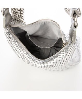 UNBILLION カカトゥ kakatoo / ビジューリボン2wayバッグ シルバー