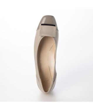 Riz raffinee <Riz raffinee>【3E】ローヒールスクエアパンプス ライトグレー