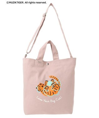 Green Parks ムジークタイガー／２ＷａｙキャンバストートＢＡＧ Pink