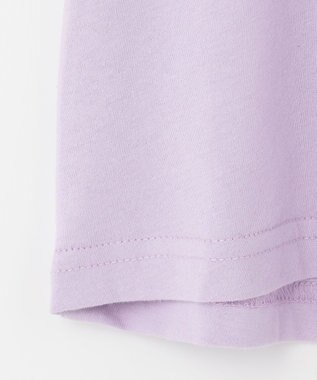 ANY KIDS アニマルポシェットTシャツ ラベンダー（ねこ）