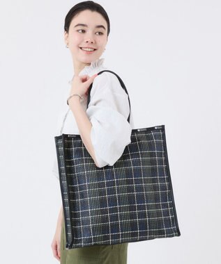 LeSportsac WOVEN LG TOTE/マルチメッシュノワール