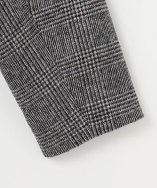 ANY 【防風裏地】カシミヤブレンドコート グレンチェック