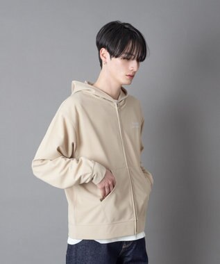 WEGO 【ユニセックス着用ITEM】アンサンブルZIPパーカー（LS） ライトベージュ