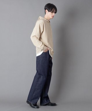 WEGO 【ユニセックス着用ITEM】アンサンブルZIPパーカー（LS） ライトベージュ