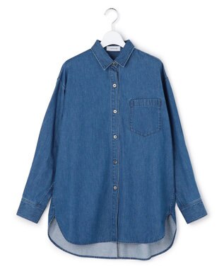 23区 【先行予約】ライトダンガリー デニムシャツ ダルブルー系