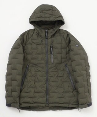 JOSEPH ABBOUD MOUNTAIN 【ストレッチ/撥水/軽量/パッカブル/ライナードッキング対応】2WAYストレッチ ダウン パーカー カーキ系